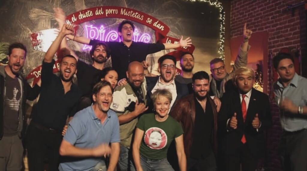 Cómicos participantes en el Festival Internacional de Comedia de Madrid