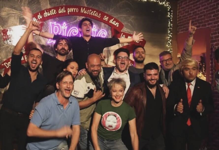 Cómicos participantes en el Festival Internacional de Comedia de Madrid